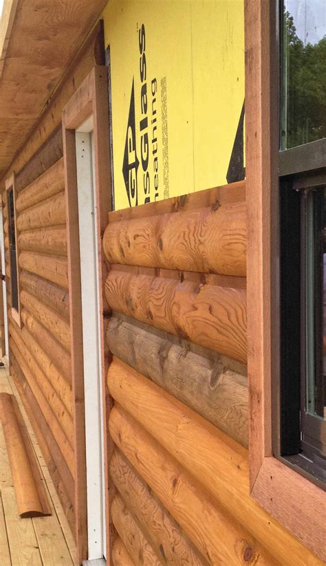 Wood Log Siding for Sale - Quarter Log Cabin Siding Prices