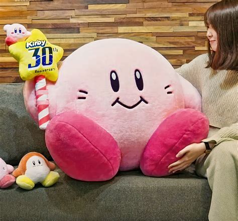 Giant Kirby Plush Unveiled Ahead of 30th Anniversary Celebration - The ...