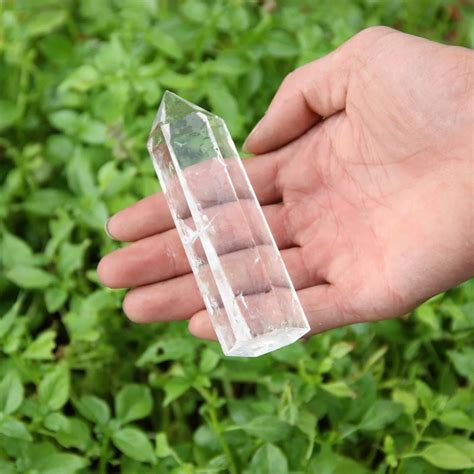 3" Natural Clear Quartz Crystal Wands Healing Crystal Obelisk Polished ...