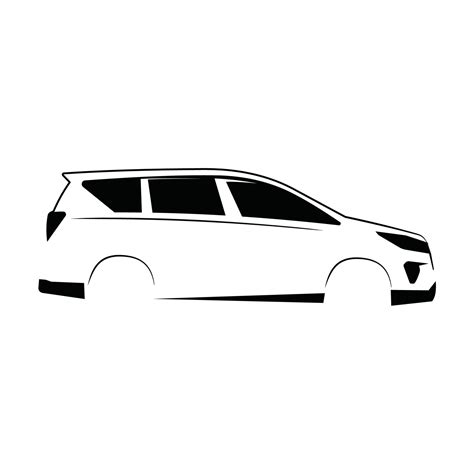 suv car side view silhouette vector design 24515921 Vector Art at Vecteezy