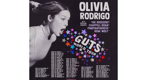 Olivia Rodrigo's 'Guts' World Tour: Dates, Special Initiatives, & All ...