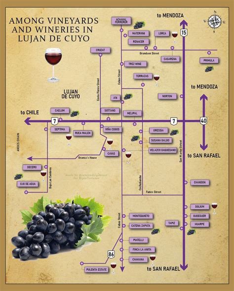 Check most important wineries in Mendoza Argentina Map, Argentina Travel, Malbec Wine, Wine ...