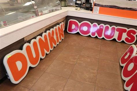 Dunkin Donuts Sign (2pc) - Lawler Auction Company