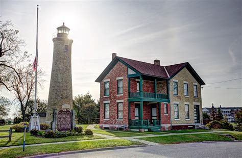 Kenosha Lighthouse Kenosha Wisconsin Stock Photo - Download Image Now - iStock