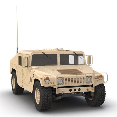 humvee desert 3d 3ds