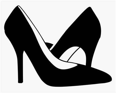 High-heeled Shoes - Silhouette High Heels Clipart, HD Png Download ...