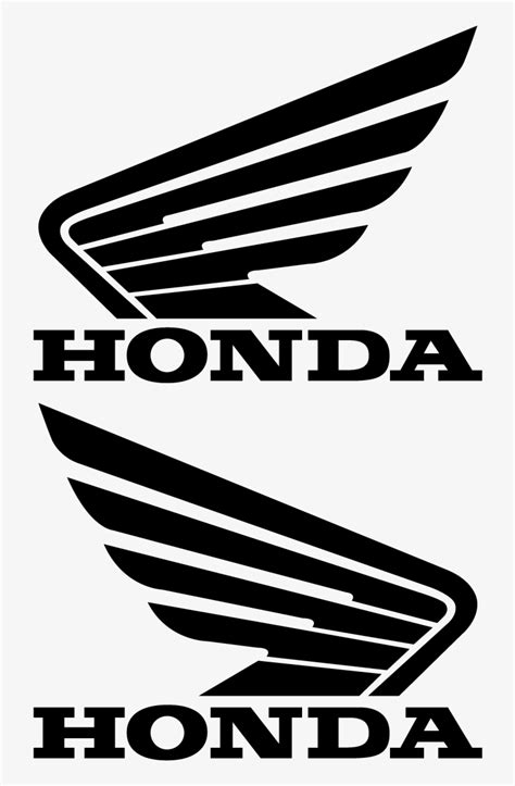 Honda Wing Logo Decal Sticker Vector - Logo De Honda Motos Transparent PNG - 1200x1200 - Free ...