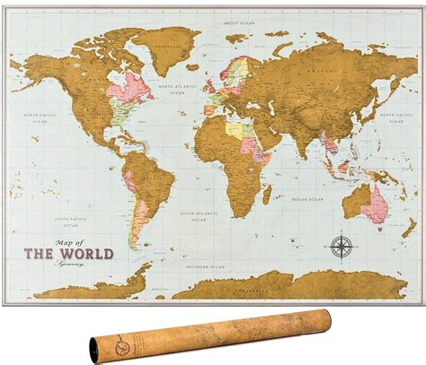 Scratch Off Map Of The World