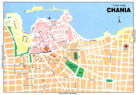 Chania Map and Chania Satellite Image