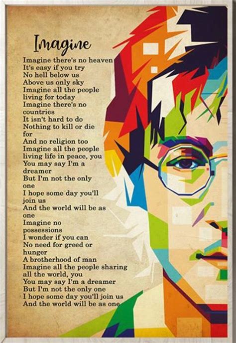 John Lennon Imagine Lyrics - DIY-projectnow