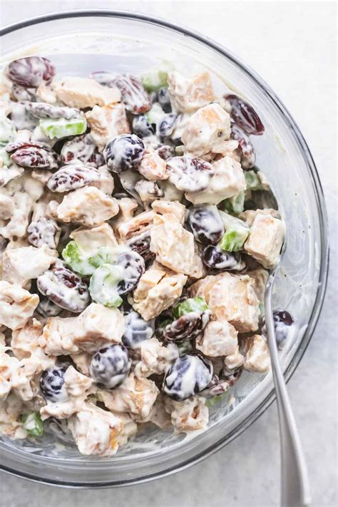 Chicken Salad with Grapes - Creme De La Crumb