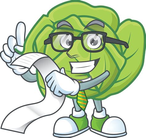 Cabbage cartoon character style 19832777 Vector Art at Vecteezy