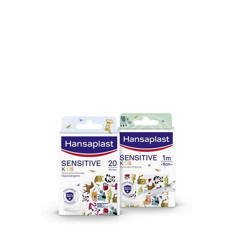 Hansaplast Sensitive Kids Plasters - Skin-friendly Wound Protection