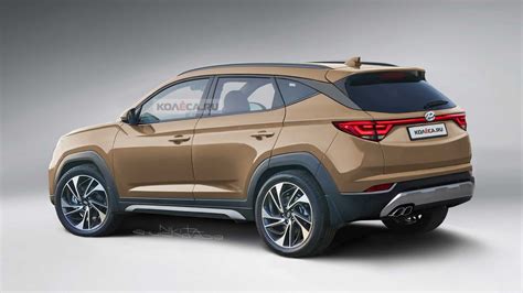 2021 Hyundai Tucson Rendering Takes After The Latest Spy Shots