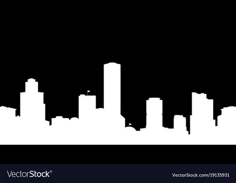 Silhouette of the town Royalty Free Vector Image