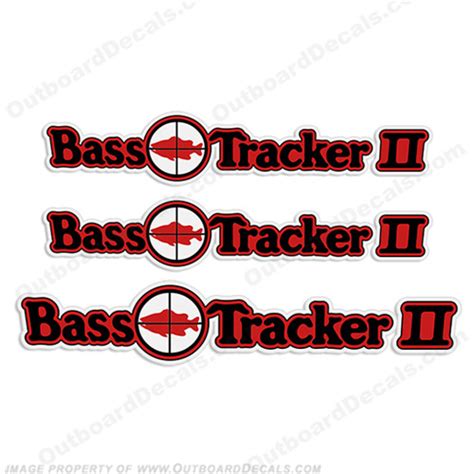 Bass Tracker Target Boat Decal Kit