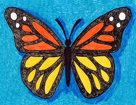 25 Easy Butterfly Drawing Ideas - How to Draw