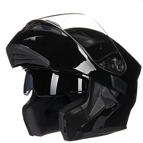 Aerodynamic Design Double Shield motorcycle helmet JIEKAI 902 Fip Up motor bike helmet Racing ...