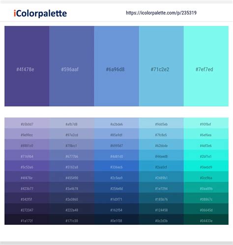 11 Latest Color Schemes with Medium Purple And Aquamarine Color tone ...