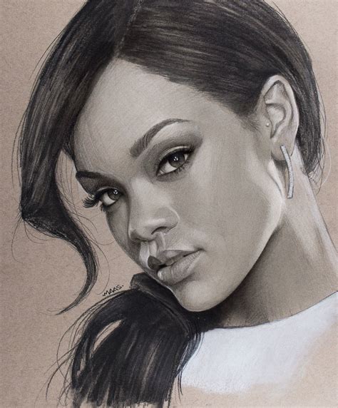 Rihanna Drawing at PaintingValley.com | Explore collection of Rihanna ...