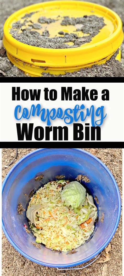 How to Make a Composting Worm Bin - Easy and Inexpensive DIY!