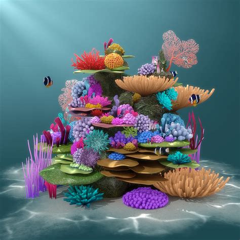 3D model coral reef - TurboSquid 1214057