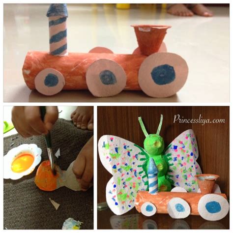 Life with Liya and Zain: Egg carton recycling craft ideas!