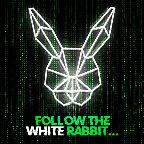 Matrix Movie - Follow the White Rabbit - Wall Art Glass Printing in 2022 | Rabbit wall art ...