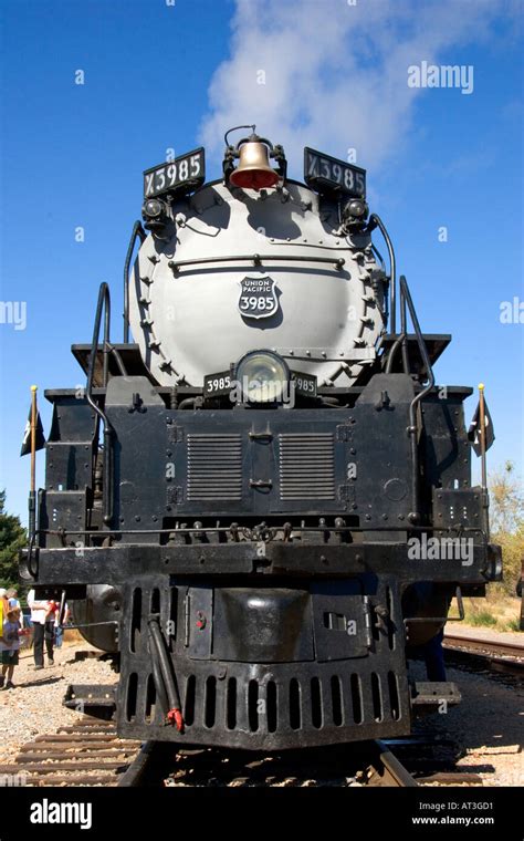 Historic Challenger locomotive steam engine during September 2005 visit to Boise, Idaho Stock ...