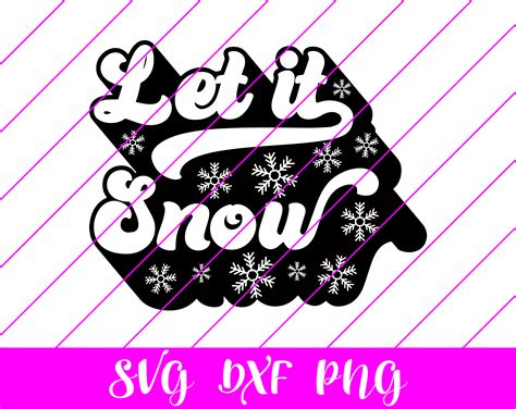 Let it Snow SVG - Free Let it Snow SVG Download - Free Christmas SVG - svg art