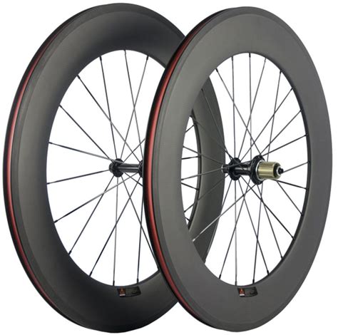 88mm Carbon Wheels Road Bike Racing Wheelset Utral Weight Bicycle Wheels 700C (eBay Link ...