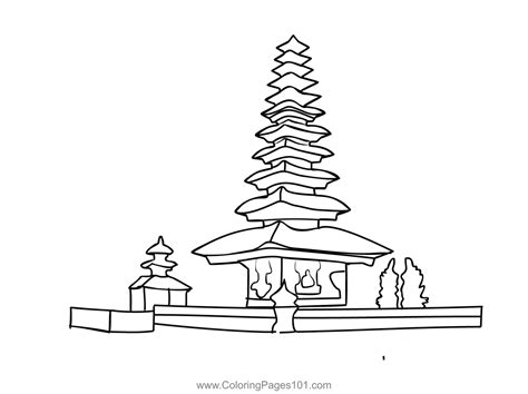 Bali Coloring Page for Kids - Free Indonesia Printable Coloring Pages ...