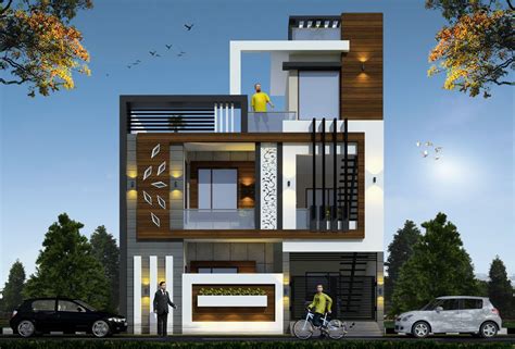 Duplex House Exterior Design In India – BESTHOMISH