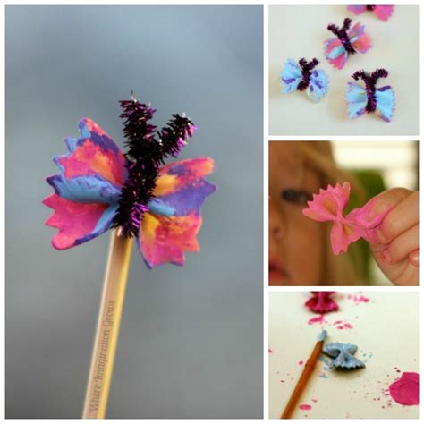 Bow Tie Pasta Butterfly Craft for Kids - Where Imagination Grows