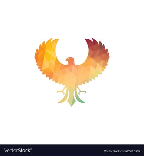 Falcon logo design Royalty Free Vector Image - VectorStock