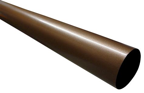 Our plain round designer copper aluminum downspouts are smooth and cylinder shaped for maximum ...