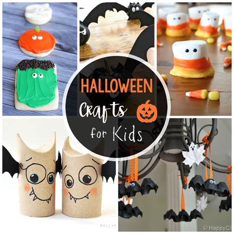 25 Cute & Easy Halloween Crafts for Kids - Crazy Little Projects