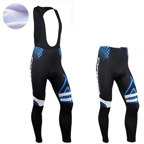 cycling bib pants winter men thermal fleece cycling bib long pants mountain bike clothing pants ...