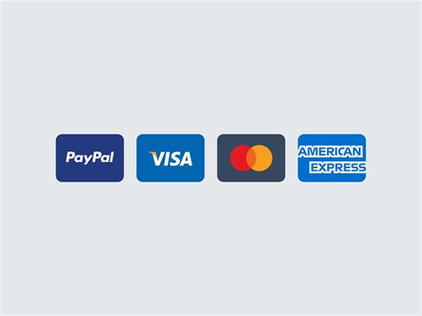 Essential Minimal Payment Icons