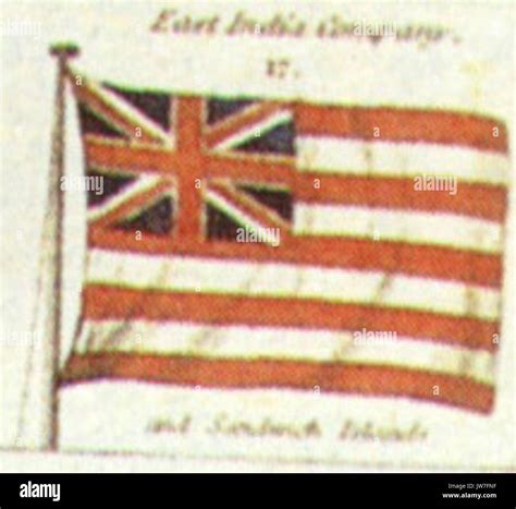 British East India Company Flag from Laurie Stock Photo - Alamy