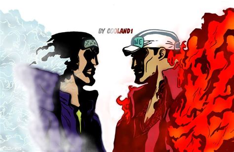 Aokiji vs Akainu by CoolAnd1 on DeviantArt