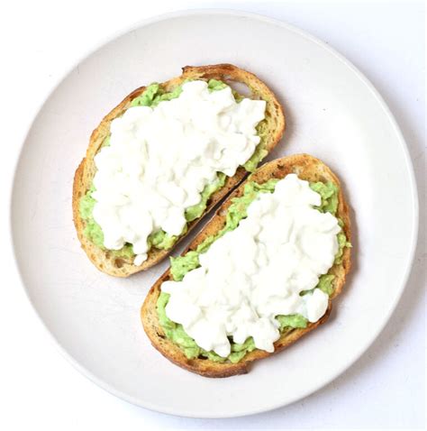 Cottage Cheese Avocado Toast • Tastythin