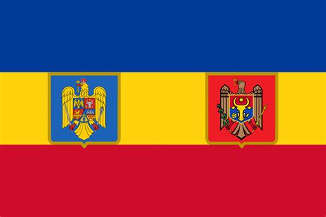 Union of Romania and Moldova : r/vexillology