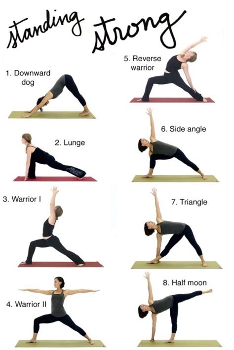 fun and easy standing yoga poses sequence photo – Yoga Poses