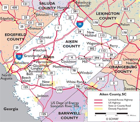 Aiken Places - Cities, Towns, Communities near Aiken, South Carolina