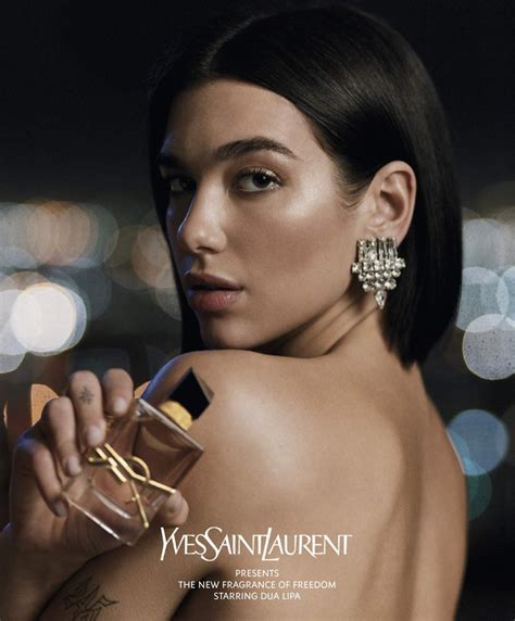 Dua Lipa Yves Saint Laurent Libre Fragrance Campaign