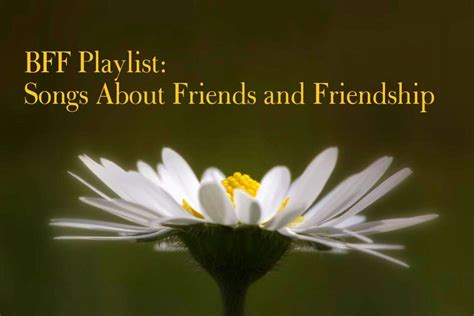 BFF Playlist: 46 Popular Songs About Best Friends and Friendship - Spinditty