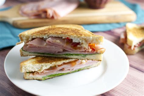 Sweet and Spicy Smoked Ham Sandwiches - Stuck On Sweet