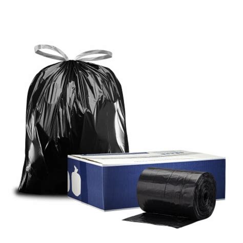 Plasticplace Heavy Duty Black Trash Bags 1.2 Mil 100 Count - 32-33 Gallon, 100 Count - 32-33 ...