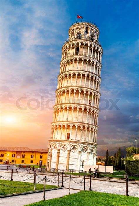 Pisa leaning tower, Italy | Stock image | Colourbox